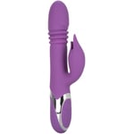 California Exotic Enchanted Kisser vibrator med klitorisstimulator Purple 23,5 cm