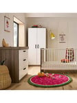 CuddleCo Enzo 3-Piece Nursery Furniture Set - Oak and White, One Colour