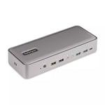 STARTECH Startech.com Dual-laptop Usb-c Kvm Docking Station, Dual 4k60hz Dp, Gbe, Pd 3 Yr