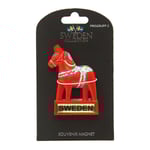 Magnet / Kylmagnet - Souvenir - Dalahäst / Sverige Röd
