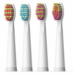 Fairywill Sonic Toothbrush Replacement Heads Bristles for FW508 FW507 FW917 Pink