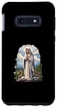 Coque pour Galaxy S10e Notre-Dame de Lourdes 8 embouts