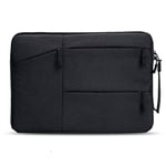 AUConer PVC Coated 15.6-16 inch Laptop Handle sleeve case compatible by Macbook Pro 16 LG Gram16 Acer Swift 3 HP Victus 16(15.6inch, CarryBagHandle-Black)
