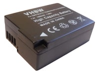 Batterie vhbw 1000mAh (7.2V) avec puce intégrée pour appareil photo Panasonic Lumix DMC-G7, DMC-G70 .Remplace: BP-DC12, DMW-BLC12 etc.