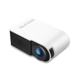 LUFKLAHN Household Mini Handheld Projector, Entertainment 1080P HD Projector (Color : White, Size : UK)