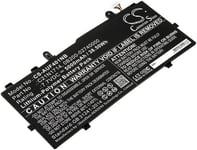 Kompatibelt med Asus VivoBook Flip 14 TP401CA-EC029T, 7.7V, 5000 mAh