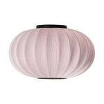 Made By Hand Knit-Wit 57 Oval væg- og loftlampe Light pink