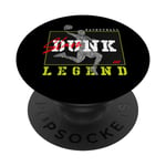The Legend Basketball Slam Dunk For The Basketball Lovers PopSockets PopGrip Interchangeable
