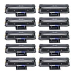 10 Black Toner Cartridge For Samsung Xpress SL M2020 M2070FW M2070W MLTD111S