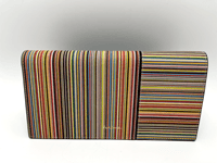 PAUL SMITH Signature Stripe swirl Tri-Fold Women's Leather PURSE