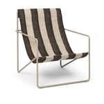 Desert Lounge Chair - Cashmere/Off-White/Chocolate