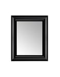 Kartell Francois Ghost Specchio 79 x 65, Black, 65 x 5.7 x 79 cm