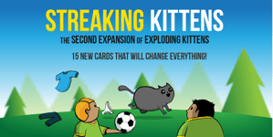 Exploding Kittens: Streaking Kittens Expansion - Brettspill fra Outland