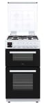 Hostess DOG50W White Gas, Double Oven, Lidded