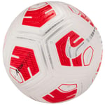 Nike Ballon de Football, Taille 4, Blanc/Cramoisi Brillant/Argent