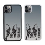 French Bulldog Personalised Apple iPhone SE (2020) Glass Case Compatible Cover