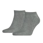 Tommy Hilfiger Men's Th Men Sneaker 2p Ankle Socks, Gray (Middle Grey Melange 758), 9 11 UK