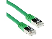 Act Green 1 Meter Lszh Sftp Cat6a Patch Cable With Rj45 Connectors. Cat6a S/Ftp Lszh Green 1.00M (Ib7401)