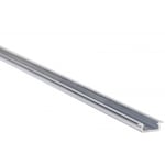 Aluprofil Type Z för inomhus IP20 LED strip - Infälld, 1 meter, obehandlat aluminium, välj cover - Front cover : 4. Svart