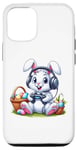 iPhone 14 Pro Happy Easter Day 2024 Bunny Boys Girls Kids Gamer Headphones Case