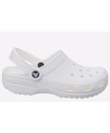Crocs Mens Classic Clogs - White - Size UK 8