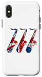 iPhone X/XS Saxophone UK Flag Saxophonist Sax Player British Musician Case