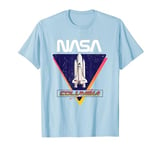NASA Iconic Space Shuttle Columbia Retro Big Chest Poster T-Shirt