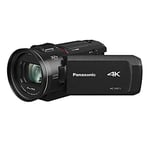 Panasonic HC-VX11EG-K Caméscope 4K (Leica Dicomar Optique 24x Opt. Zoom vidéo 4K et Full HD, stabilisateur d'image Optique