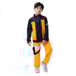 4-10 år Barn Pojkar Flickor Naruto Anime Cosplay Festdräkt Uzumaki Naruto Jacka+byxor Outfit Set Presenter 9-10 Years