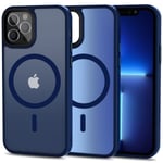 iPhone 13 Pro Max - MagSafe skal MagMat Stöttåligt Matt Blå Blue
