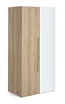 Habitat Atlas 2 Door Mirror Wardrobe - Oak