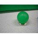 bouton boule vert acidulé en résine Ø 29 mm + vis