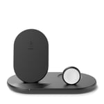 Belkin 3-in-1 Wireless Charger for Apple Devices :: WIZ001MYBK  (Phones > Phone 