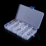 300pcs 15 Values Silicone Nose Pads Eyeglasses Screw On Glas