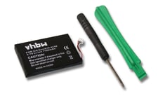 vhbw Li-Ion batterie 1100mAh (3.7V) pour lecteur MP3 baladeur MP3 Player remplace Apple 616-0159