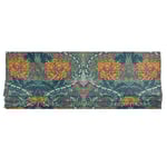 William Morris Honeysuckle And Tulip Velvet Woad/Mulberry Hissgardin
