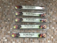 5 ECHO FALLS CUSHIONED DOUBLE SIDED STRAIGHT NAIL FILES/ EMERY BOARD