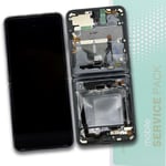 AMOLED Screen Assembly Frame For Samsung Z Flip phone 5G Replacement Black UK
