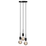 Nordlux Paco 3-Spot taklampa svart