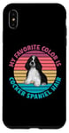 Coque pour iPhone XS Max Ma couleur préférée est Cocker Spaniel Hair Cocker Spaniel
