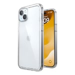 Speck Coque Transparente pour iPhone 15 Plus, Fine, Compatible avec MagSafe, Protection Contre Les Chutes – pour iPhone 15 Plus et iPhone 14 Plus – Résistante aux Rayures, Anti-jaunissement, Coque de