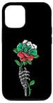 Coque pour iPhone 13 Rose Bulgarie avec squelette drapeau bulgare Racines Souvenir