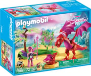 PLAYMOBIL Fairies Mom Dragon And Sound Baby 71586 Fairies Elves