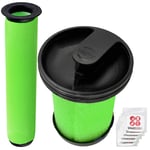 Filter Kit for GTECH System Air Ram K9 Multi MK2 Vacuum Green Washable + Fresh