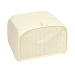 RITZ Polyester / Cotton Quilted Two Slice Toaster Appliance Cover, Dust and Fingerprint Protection, Machine Washable, Natural