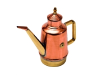 Tinned cupped old-fashioned style oil can 1,40 l