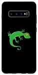 Coque pour Galaxy S10+ Gecko vert