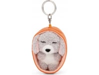Nici 49991 Sleeping Pets Hundhänge Pudel Grå 8Cm, Orange Korg