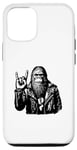 Coque pour iPhone 12/12 Pro Rebel Bigfoot Rocker – Sasquatch, Punk Rock Yeti