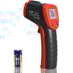 Infraröd Termometer Matlagning Digital Temperaturpistol -58℉-716℉(-50℃-380℃) med Max Min Mätvärden (Ej för Människokroppen)